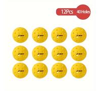 TEMU X- Palline da Pickleball - PE Resistente, 40/26 per Gioco Indoor & Outdoor, Ideali i Livelli di Abilità