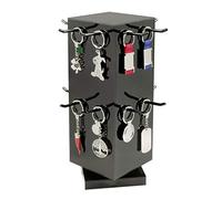 Ten Espositore nero girevole per portachiavi cod.EL21077 cm 13x13x35h by Varotto & Co.