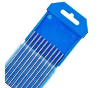TEN-HIGH Elettrodi in tungsteno TIG, 2% di cerium, WC20 (grigio), 1,0 mm x 150 mm di 10 pezzi per confezione