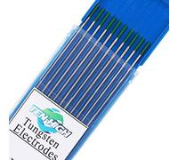 TEN-HIGH - Saldatura TIG elettrodi di tungsteno puro WP, 3,2 x 175 mm, 10 pezzi per confezione