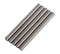 TEN-HIGH WL20 Tungsteno Solido Barra Rotonda,Diametro 8,0 mm × Lunghezza 150 mm, Facile da Elaborare Ampiamente Usato nella Saldatura Elettrica, 5 PCS