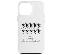 Ten Lords Leaping Shirt Dodici giorni di Natale Custodia per iPhone 13 Pro Max