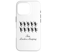 Ten Lords Leaping Shirt Dodici giorni di Natale Custodia per iPhone 16 Pro