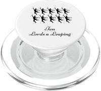 Ten Lords Leaping Shirt Dodici giorni di Natale PopSockets PopGrip per MagSafe