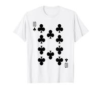 Ten of Clubs - Carte da Gioco Royal Flush Group Maglietta