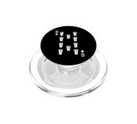 Ten Of Cups Coffee Tarot Barista Carte da Gioco Latte PopSockets PopGrip per MagSafe