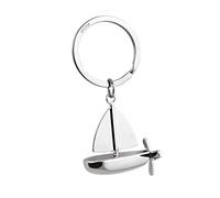 Ten Portachiavi Barca a Vela 3D in accaio cod.EL7923 cm 4x7,8x1h by Varotto & Co.