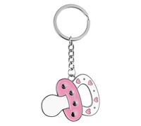 Ten Portachiavi Ciuccio Rosa cod.EL5614 cm 9x5x0,5h by Varotto & Co.