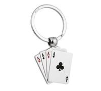 Ten Portachiavi poker d'assi rotante cod.EL7872 cm 7,5x3,5x1h by Varotto & Co.
