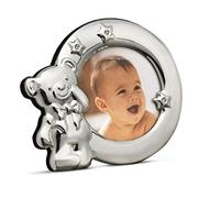 Ten Portafoto Orsetto Bambino Bambina Argentato Argento cod.EL32144 cm 12x10x2h by Varotto & Co.