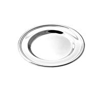 Ten Sottobicchiere Placcato Argento Stile Inglese cod.EL094 cm 11,3x11,3x1h diam.11 by Varotto & Co.
