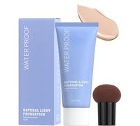 Ten Twenty Liquid Foundation, Ten Twenty Full Coverage Waterproof Liquid Foundation, Oil Control Long Lasting Concealer, 24h Long Lasting Concealer For All Skin Types (01#)