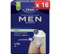 TENA 16 PEZZI - MEN PANTS NORMAL L/XL PZ.8 IN 2 CONFEZIONI cura casa e persona
