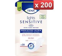 TENA 200 PEZZI - LIGHTS SENSITIVE ULTRA MINI PZ.20 PER 10 CONFEZIONI 000000044