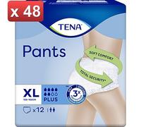 TENA. 48 PEZZI - LADY PANTS PLUS XLARGE PZ.12 PER 4 CONFEZIONI 7322540587555