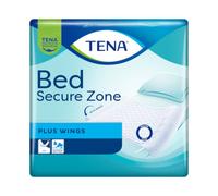 Tena Bed Plus Secure Zone - Traversa assorbente con ali per il letto, 20 pezzi da 180x80 cm