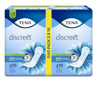 TENA Discreet Extra Assorbenti per Perdite Femminili, 20 Pezzi | Per Donna, Discreti e Confortevoli, Assorbimento Extra per Perdite Urinarie