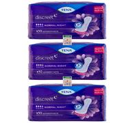 TENA DISCREET NORMAL NIGHT ASSORBENTE DONNA SPECIFICO NOTTE 3 CONFEZIONI DA 10pz