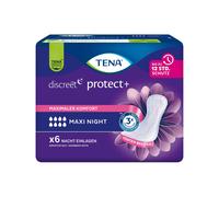 Tena discreet Protect + Maxi Notte Salvaslip 3x 6=18 Pezzo Notte Plantare