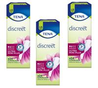 Tena Discreet Salvaslip 3x 24 Pezzo Incontinenza Ultra Mini Plus 3 Fach Custodia