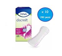Tena Discreet Ultra Mini 280 pezzi proteggislip 10 confezioni da 28 pezzi
