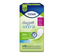 Tena Discreet Ultra Normal - Assorbenti per le perdite urinarie leggere, 16 assorbenti