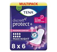 TENA Lady Discreet Maxi Night 48 inserti per incontinenza da donna 8 confezioni