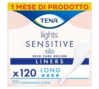 TENA Lights Sensitive Proteggi-slip Lungo, Pacco Scorta Mensile 120 Pezzi | Per Piccole Perdite Femminili, Discreti e Confortevoli, 6 Confezioni da 20 Pezzi