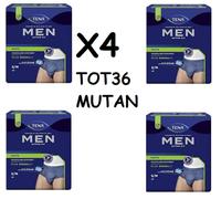 TENA MEN ACTIVE FIT 36 PEZZI MUTANDA ASSORBENTE UOMO TAGLIA S/M SUPER OFFERTA