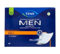 Tena Men Active Fit Absorbent Protector Level 3 8 pezzi - Assorbenti Maschili