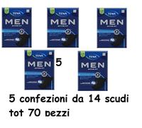 TENA MEN ACTIVE FIT SCUDO PROTETTIVO ASSORBENTE X UOMO 5X14 PEZZI (70PZ)