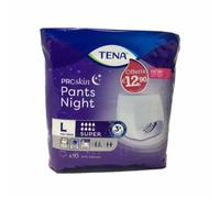TENA PANTS NIGHT L 10PZ