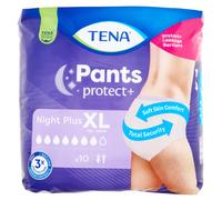 TENA PANTS PROTECT+ NIGHT PLUS XL 10PZ MUTANDINE ASSORBENTI PER INCONTINENZA