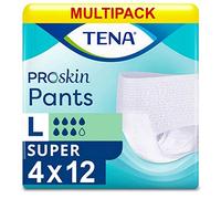 Tena Mutande assorbenti Pants Super Large – 4 pacchi da 12 (48 mutande assorbenti)