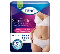 TENA Silhouette Blanc, mutandine assorbenti a vita bassa M 12 St