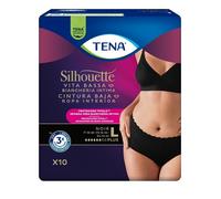 TENA SILHOUETTE NOIR L V/B 10P