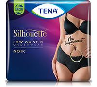 Tena Silhouette Noir M 10 Pezzi