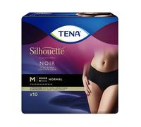 Tena Silhouette Noir Mutandine Vita Alta Nero Taglia M Plus Confezione 8 Pz