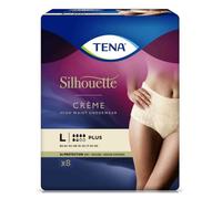 TENA Silhouette Plus Crème Vita Alta Taglia L 8 Pezzi