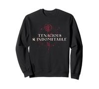 Tenace E Indomabile (Grafica Fiore di Rose) Felpa