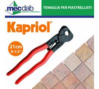 Tenaglia per Piastrellisti 21Cm 1/2" Becchi Curvi Taglio Ceramiche e Mosaici