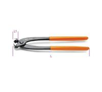 TENAGLIE PER CEMENTISTI MANICI RICOPERTI IN PVC 250 1098PL/250
