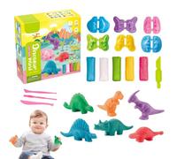 TenaLucy 15 Pezzi Pate Per Modellare Dinosauro,Accessori Pate Per Modeler Strumenti di Pasta Per Modelers Dinosauro Strumenti per Impastare DIY Dinosauri Kit Pates A Modelers Strumento Impastatrice