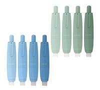 TenaLucy 8 Pezzi Colla Roller Biadesivo, Colla A Nastro Roller, Colle a Nastro Trasparente, Nastra Biadesivo Permanente, Dispenser di Nastra Biadesivos Trasparente per Scrapbooking Album (Verde-Blu)