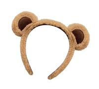 TenaLucy Fasce per Orecchie di Orso,Fascia per Orecchie D'Orso Fascia per Capelli con Orecchie di Orso Cerchietti per Capelli con Orecchie di Orso Graziosa Fascia per Capelli da Festa (Marrone scuro)