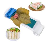 TenaLucy Foglie D'Uva Rolling Machine,Rullo di Foglie D'Uva Rotolo Carne Vegetale Rullo Foglia di Vite Verdure Sushi Rotolo Involtini Primavera Kit Sushi Fai Da Te,per Ripieni di Carne,Sushi,Verdure