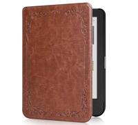 Tenano Custodia per Kobo Clara Colour | BW | 2E da 6", Copertura Protettiva Sottile con Effetto di Sospensione/Risveglio Automatico - Marrone
