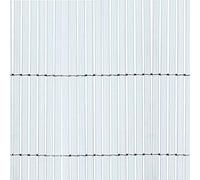 TENAX Colorado 1,50x5 m Bianco, Canniccio Sintetico a Canne Intere da 7mm, Schermante Frangivista in PVC per Giardino, Balcone e Terrazza