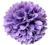 TENAX Dahlia Lilac Bloom Ø 18 cm Lilla, Pianta Artificiale a Forma di Sfera, Fiore Tipo Dalia, Sfera Decorativa per Arredamento Casa e Giardino, Interni ed Esterni