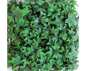 TENAX Divy Panel Helix Siepe Artificiale Modulare 3D Edera 50x100 cm | Pannello per Giardino Verticale, Parete Verde Artificiale, Decorazione Indoor Outdoor, Verde